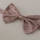 Dolce & Gabbana Elegant Silk Gray Bow Tie - Men's Formalwear