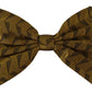 Dolce & Gabbana Elegant Gold Silk Bow Tie