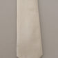 Dolce & Gabbana Elegant White Silk Men's Tie