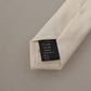 Dolce & Gabbana Elegant White Silk Men's Tie