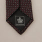 Dolce & Gabbana Elegant Geometric Silk Bow Tie