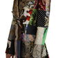 Dolce & Gabbana Multicolor Double-Breasted Patchwork Jacquard Blazer Jacket