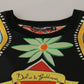 Dolce & Gabbana Glamourous Multicolor Silk Top