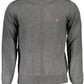 U.S. Grand Polo Gray Viscose Men Sweater