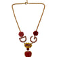 Dolce & Gabbana Glamorous Gold Crystal Charm Necklace