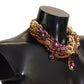 Dolce & Gabbana Sicilian Sparkle Gold-Tone Statement Necklace