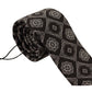 Dolce & Gabbana Elegant Silk Geometric Bow Tie