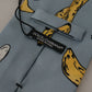 Dolce & Gabbana Elegant Blue Banana Print Silk Tie