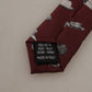 Dolce & Gabbana Maroon Elegance Silk Tie