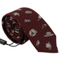 Dolce & Gabbana Maroon Elegance Silk Tie