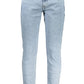 Calvin Klein Light Blue Cotton Men Jeans