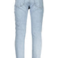 Calvin Klein Light Blue Cotton Men Jeans