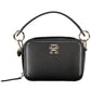 Tommy Hilfiger Elegant Black Chain Strap Handbag