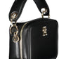 Tommy Hilfiger Elegant Black Chain Strap Handbag