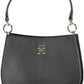 Tommy Hilfiger Elegant Black Handbag with Contrasting Details