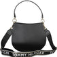 Tommy Hilfiger Elegant Black Handbag with Contrasting Details