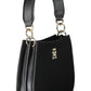 Tommy Hilfiger Elegant Black Handbag with Contrasting Details