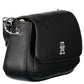 Tommy Hilfiger Elegant Black Shoulder Bag with Logo Clasp