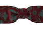 Dolce & Gabbana Elegant Maroon Patterned Bow Tie