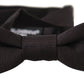 Dolce & Gabbana Elegant Black Silk Bow Tie