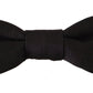 Dolce & Gabbana Elegant Black Silk Bow Tie