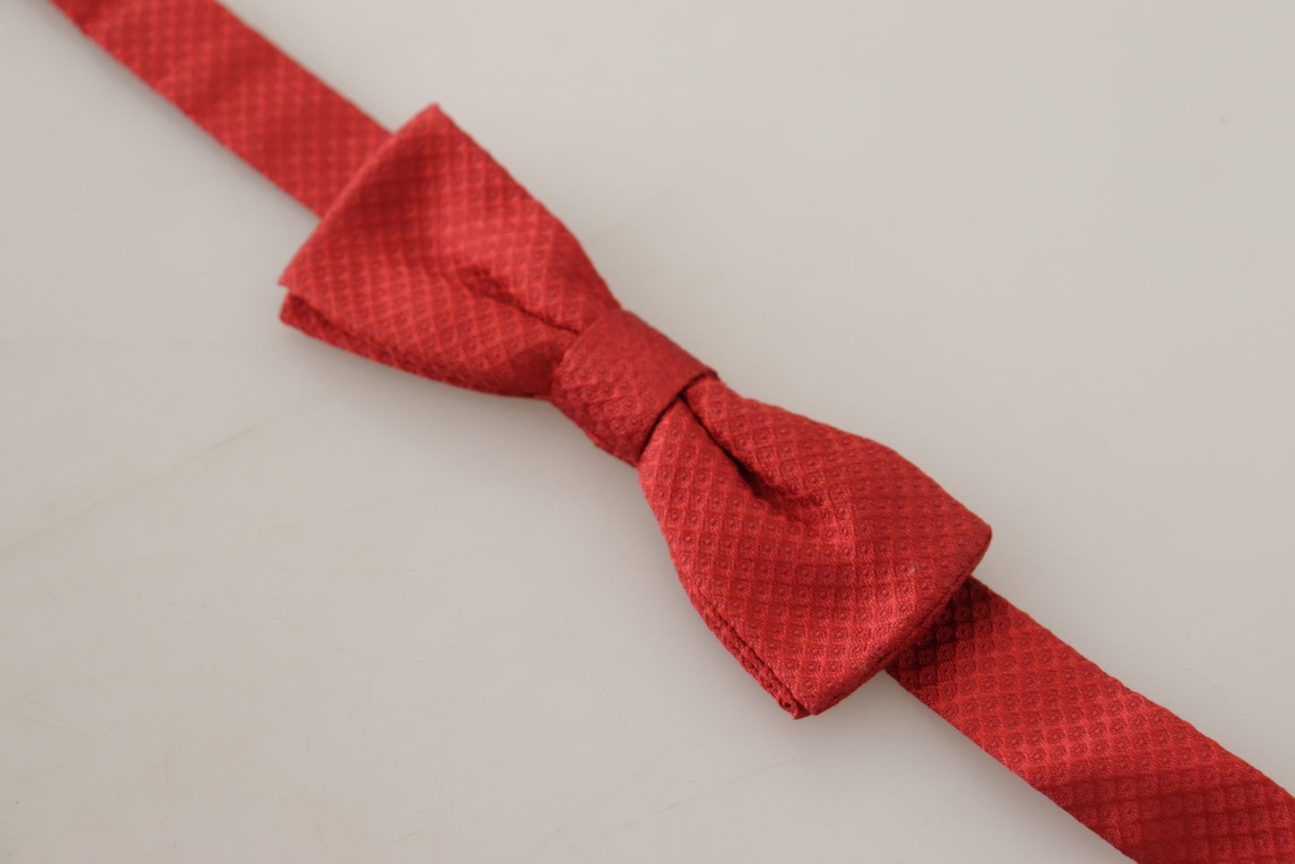 Dolce & Gabbana Elegant Red Silk Bow Tie