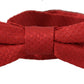 Dolce & Gabbana Elegant Red Silk Bow Tie