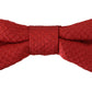 Dolce & Gabbana Elegant Red Silk Bow Tie