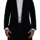 Dolce & Gabbana Elegant Black Cotton Long Cardigan Jacket