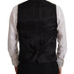 Dolce & Gabbana Elegant Black Martini Blazer and Vest Ensemble