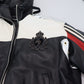 Dolce & Gabbana Elite Black Leather Hooded Bomber Jacket