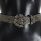Dolce & Gabbana Embellished Sequined Wide Waist Belt