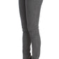 Costume National Chic Gray Slim-Fit Designer Jeans