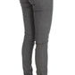 Costume National Chic Gray Slim-Fit Designer Jeans