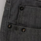 Costume National Chic Gray Slim-Fit Designer Jeans