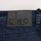 Costume National Chic Regular Fit Blue Denim Jeans