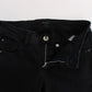 Costume National Sleek Black Slim Fit Designer Jeans