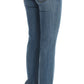 Costume National Chic Slim Fit Blue Jeans for the Modern Woman