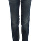 Costume National Chic Blue Regular Fit Designer Jeans