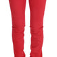 Costume National Chic Red Slim Fit Jeans