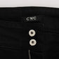 Costume National Elegant Black Slouchy Fit Jeans for Trendsetters