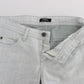 Costume National Chic Gray Slim Fit Designer Jeans