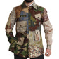 Dolce & Gabbana Patchwork Camouflage Casual Shirt