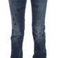 John Galliano Elegant Slim Bootcut Denim Jeans