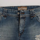 John Galliano Chic Boyfriend Blue Wash Jeans