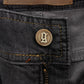 John Galliano Elegant Slim Fit Gray Wash Jeans