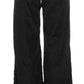 Ermanno Scervino Chic Black Wide Leg Cotton Jeans