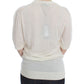 Dolce & Gabbana White 100% Cashmere Sweater