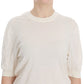 Dolce & Gabbana White 100% Cashmere Sweater