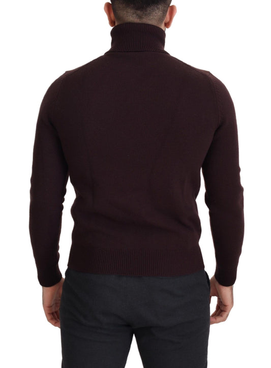 Dolce & Gabbana Elegant Turtleneck Wool Pullover Sweater